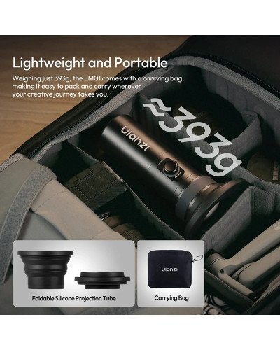 Ulanzi LM01 Photography Rechargeable Flashlight with 20 Filters