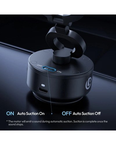 Ulanzi SK-22 Electric Suction Cup MagMount Phone Holder for iPhone & Android, Magnetic Vacuum Mount