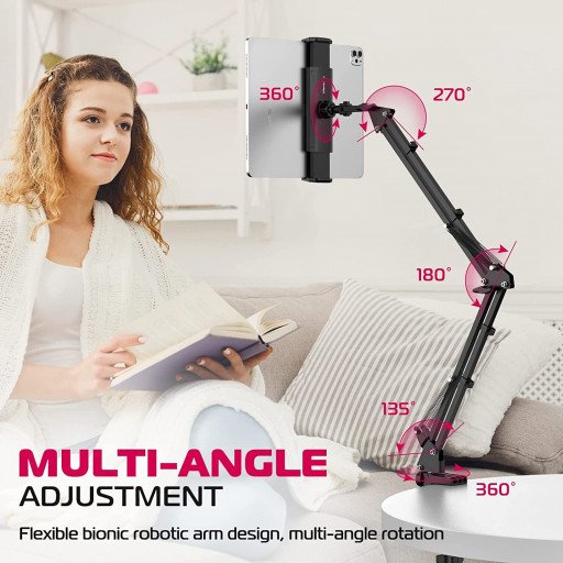 Ulanzi T2 Adjustable Tablet/SmartPhone Holder Stand for Desktops/Bedheads