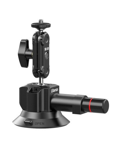 Ulanzi SC-01 Heavy-Duty Suction Cup Mount for Camera/Phone (3")