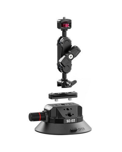 Ulanzi SC-02 Heavy-Duty Suction Cup Mount for Camera
