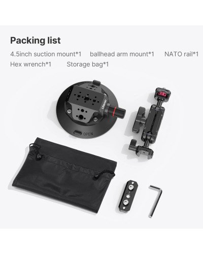 Ulanzi SC-02 Heavy-Duty Suction Cup Mount for Camera Ulanzi SC-02 Heavy-Duty Suction Cup Mount for Camera