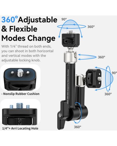 Ulanzi R011a 10 Inch Magic Arm with Crab Clamp Kit