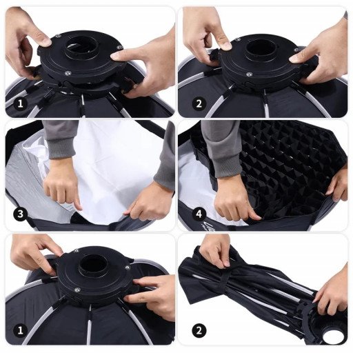 Ulanzi 60cm Quick Release Octagonal Softbox with Mini Bowens Mount