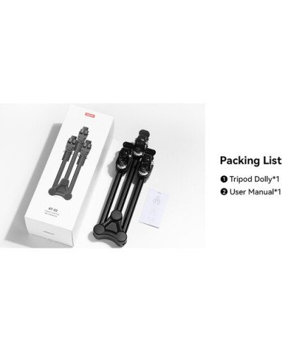 Ulanzi AT-02 Portable Tripod Dolly Ulanzi AT-02 Portable Tripod Dolly