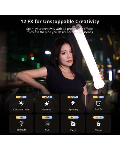 Ulanzi UA12 12W Portable Air Tube Bi-Color LED Light