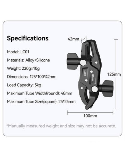 Ulanzi LC01 Super Clamp for Light Stand Ulanzi LC01 Super Clamp for Light Stand