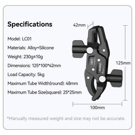 Ulanzi LC01 Super Clamp for Light Stand