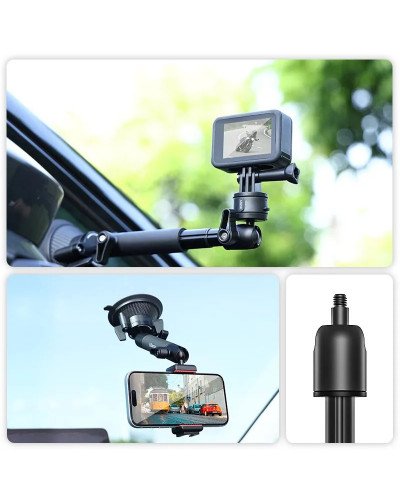 Ulanzi ZJ01 Magnetic Suction Cup Mount For Action Camera Smartphone Ulanzi ZJ01 Magnetic Suction Cup Mount For Action Camera Smartphone