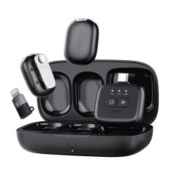 Ulanzi A30 Wireless Lavalier Tiny Microphone System with Type C &amp; Lightning Connector