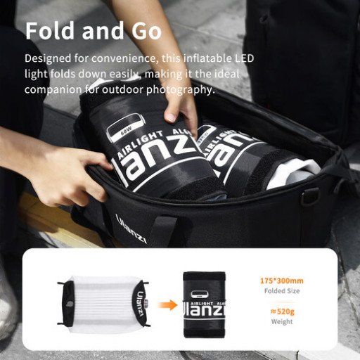 Ulanzi AL60 60W Inflatable Bi-Color LED Air Tube Light