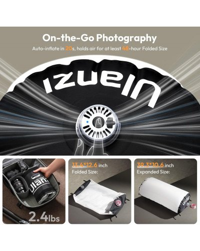 Ulanzi AL120 120W Inflatable Bi-Color LED Air Tube Light