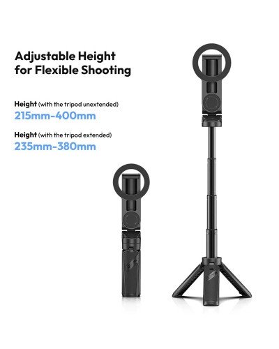 Ulanzi JJ03 3in1 Magnetic Phone Tripod with Remote Control