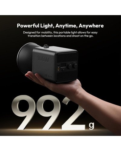 Ulanzi ML100Bi 100W Bi Color COB Video Light with Built-In Battery