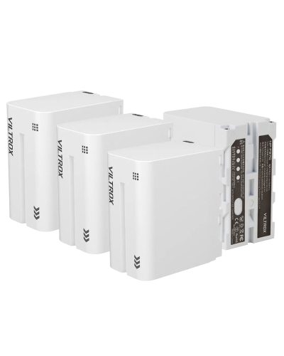 VILTROX NP-F970 Battery 6600mah with USB-C Charging Port (4pc)