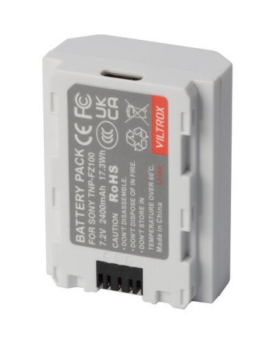 VILTROX TNP-FZ100 Rechargeable Lithium-Ion Battery with USB-C Charging Port