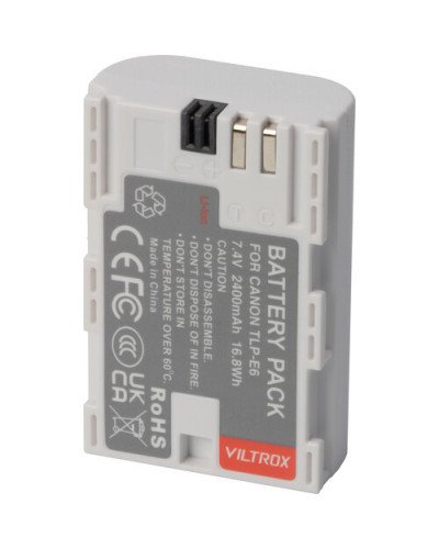 VILTROX TLP-E6 Rechargeable Lithium-Ion Battery with USB-C Charging Port