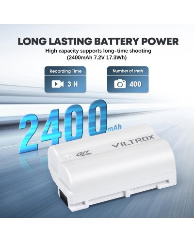 VILTROX EN-EL15C Rechargeable Lithium-Ion Battery with USB-C Charging Port VILTROX EN-EL15C Rechargeable Lithium-Ion Battery with USB-C Charging Port
