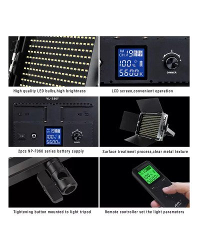 VILTROX VL-S50T 50W Bi-Color LED Light Panel VILTROX VL-S50T 50W Bi-Color LED Light Panel