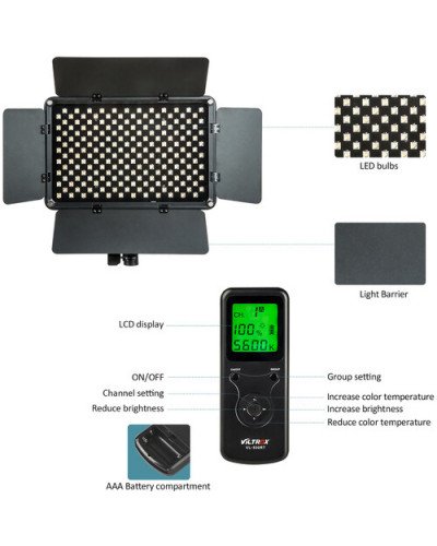 VILTROX VL-S192T 45W Bi-Color LED Video Light (3 Pack) VILTROX VL-S192T 45W Bi-Color LED Video Light (3 Pack)