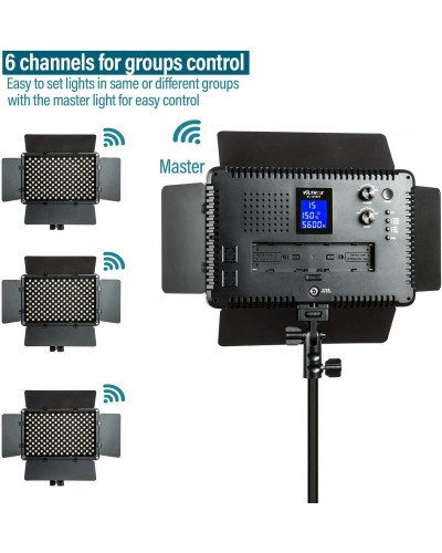 VILTROX VL-S192T 45W Bi-Color LED Video Light (3 Pack) VILTROX VL-S192T 45W Bi-Color LED Video Light (3 Pack)