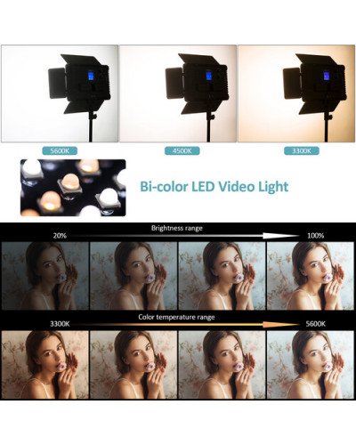 VILTROX VL-S192T 45W Bi-Color LED Video Light (3 Pack) VILTROX VL-S192T 45W Bi-Color LED Video Light (3 Pack)