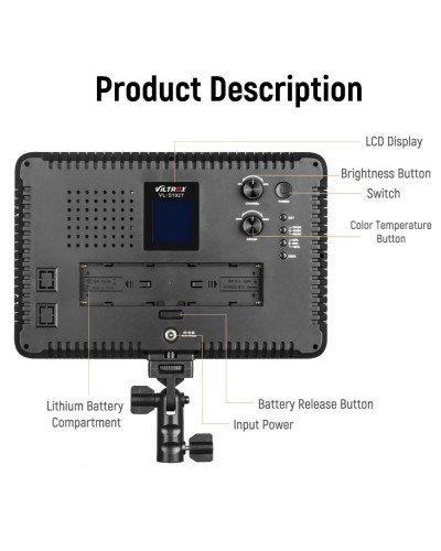 VILTROX VL-S192T 45W Bi-Color LED Video Light (3 Pack) VILTROX VL-S192T 45W Bi-Color LED Video Light (3 Pack)