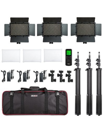 VILTROX VL-S192T 45W Bi-Color LED Video Light (3 Pack)