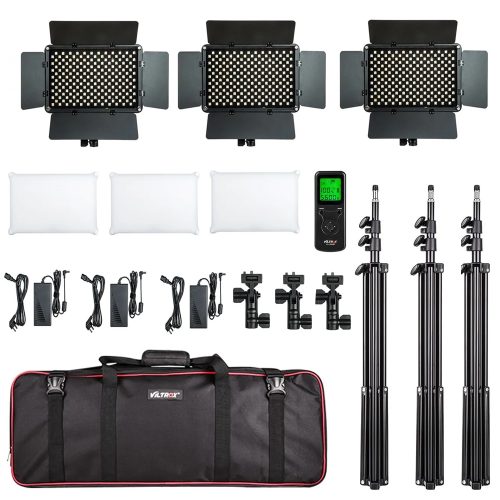 VILTROX VL-S192T 45W Bi-Color LED Video Light (3 Pack)