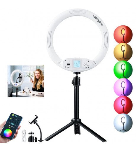 VILTROX WE-9 RGB Live Broadcast Ring Light (10.4")