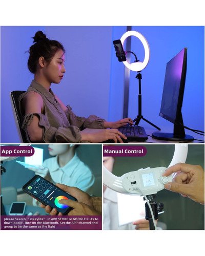 VILTROX WE-9 RGB Live Broadcast Ring Light (10.4")