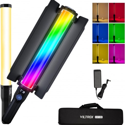 VILTROX H18 Double-Sided Bi-Color & RGB LED Tube Light (22.4")