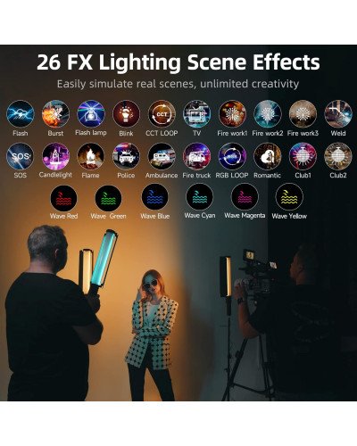 VILTROX H18 Double-Sided Bi-Color & RGB LED Tube Light (22.4")