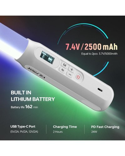 VILTROX P12 10W RGB LED Pixel Light Stick (22.76") VILTROX P12 10W RGB LED Pixel Light Stick (22.76")