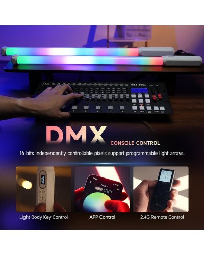 VILTROX P12 10W RGB LED Pixel Light Stick (22.76") VILTROX P12 10W RGB LED Pixel Light Stick (22.76")