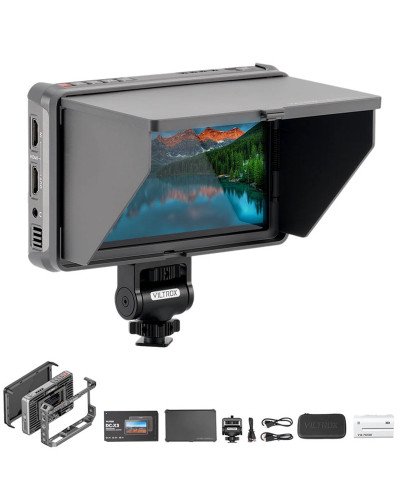 VILTROX DC-X3 6" Touchscreen HDMI/SDI On-Camera Monitor with Cage
