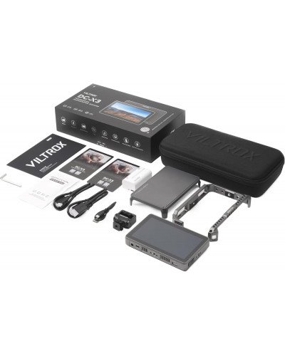 VILTROX DC-X3 6" Touchscreen HDMI/SDI On-Camera Monitor with Cage