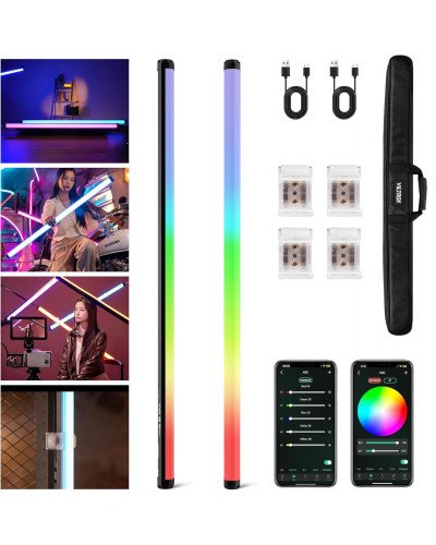 VILTROX K90 2 Kit 30W Handheld RGB LED Light Stick Black (38.31")