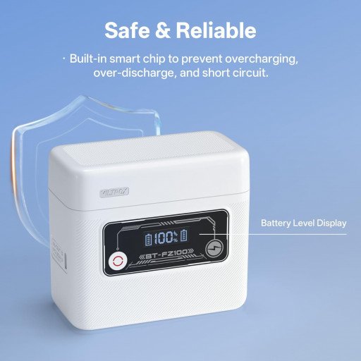 VILTROX BT-FZ100 Camera Battery Charging Case Power Bank for Sony NP-FZ100 (Battery Not Included)