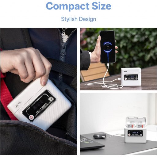 VILTROX BT-FZ100 Camera Battery Charging Case Power Bank for Sony NP-FZ100 (Battery Not Included)