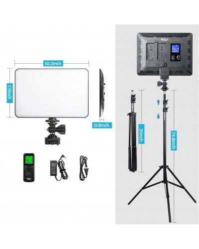 Viltrox VL-200T Bi-Color LED Light with Stand Viltrox VL-200T Bi-Color LED Light with Stand