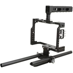 VILTROX VX-11 Camera Cage Kit for Sony A7S/A7/A7R/A7RII/A7SII, Panasonic GH5/GH4, Canon R5/R6/R5C and smaller sized cameras. 