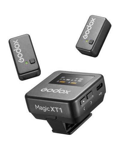 Godox Magic XT1-C 2-Person Wireless Microphone System with USB-C Adapter