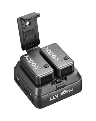 Godox Magic XT1-C 2-Person Wireless Microphone System with USB-C Adapter Godox Magic XT1-C 2-Person Wireless Microphone System with USB-C Adapter