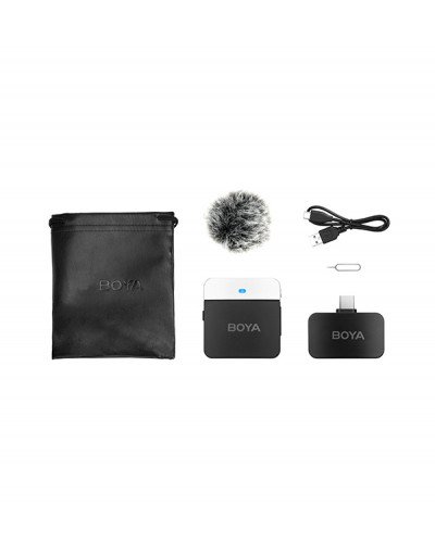BOYA BY-M1LV-U 2.4GHz Wireless Microphone System(Type-C)