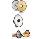 2in1 30cm Gold Silver Portable Folding Reflector