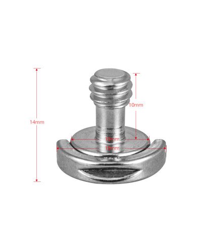 1Pcs 1/4"-20 D Shaft D-ring Mounting Screw Adapter