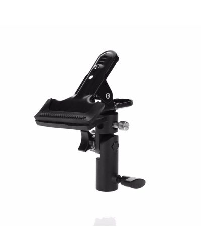 Metal Clamp 3/8'' & 1/4'' Screw Mount Rotatable Clip Holder