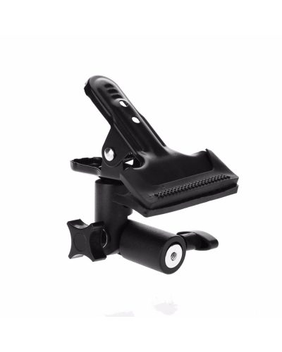 Metal Clamp 3/8'' & 1/4'' Screw Mount Rotatable Clip Holder