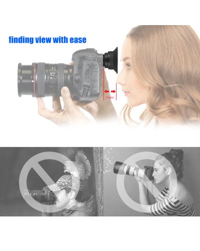 Andoer 1.51X Fixed Focus Viewfinder Eyepiece Eyecup Magnifier Lens